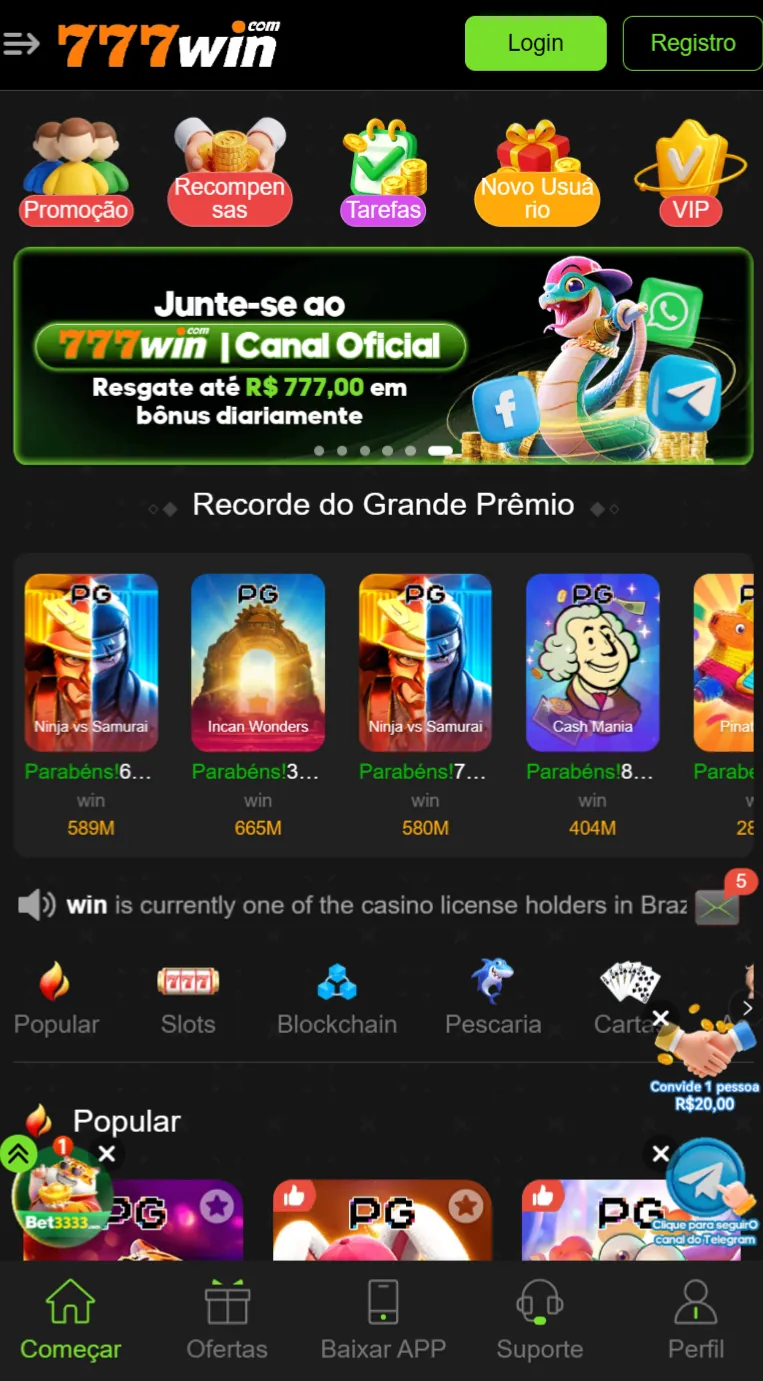 777win Top jackpots milionários com criptomoedas Jogue com PIX